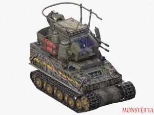 monster tank 3Dモデル