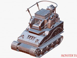 carro armato mostruoso Modello 3D