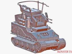 carro armato mostruoso Modello 3D