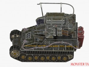 monster tank 3Dモデル