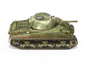 m4 sherman tank 3D Model