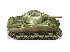 m4 sherman tank 3D Model