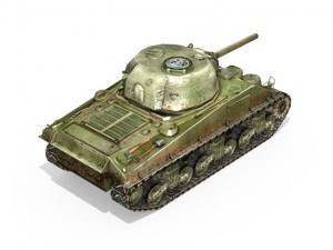 m4 sherman tank 3D Model