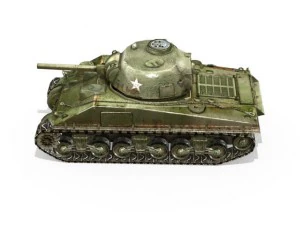 m4 sherman tank 3D Model