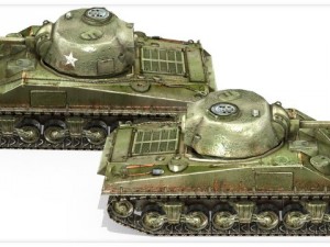 m4 sherman tank 3D Model