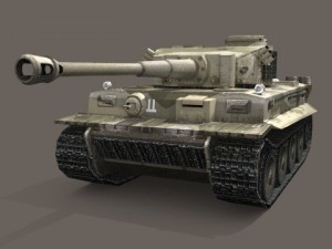 panzer vi tiger german heavy tank 3D Model