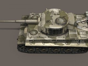 panzer vi tiger german heavy tank 3D Model
