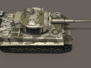 panzer vi tiger german heavy tank 3D Model