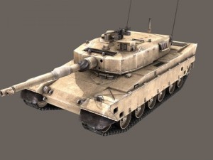 type90 battle tank 3D मॉडल