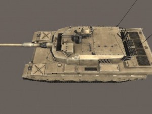 type90 battle tank 3D Model