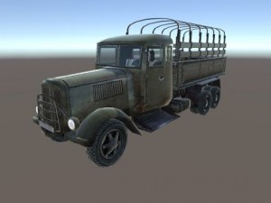 army truck Modello 3D