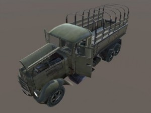 army truck Modello 3D