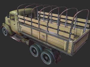 army truck Modello 3D