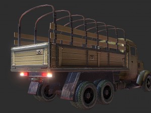 army truck Modello 3D