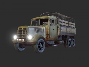 army truck Modello 3D