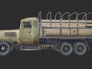 army truck Modello 3D