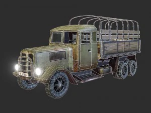 army truck 3D Model