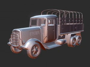 army truck 3D Model