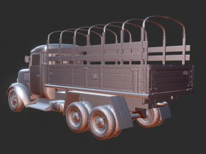 army truck 3D Model