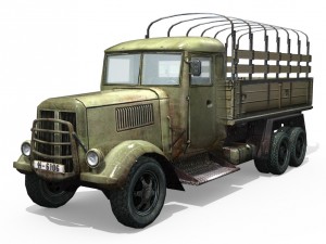 army truck Modello 3D
