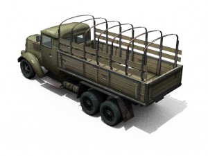 army truck Modello 3D