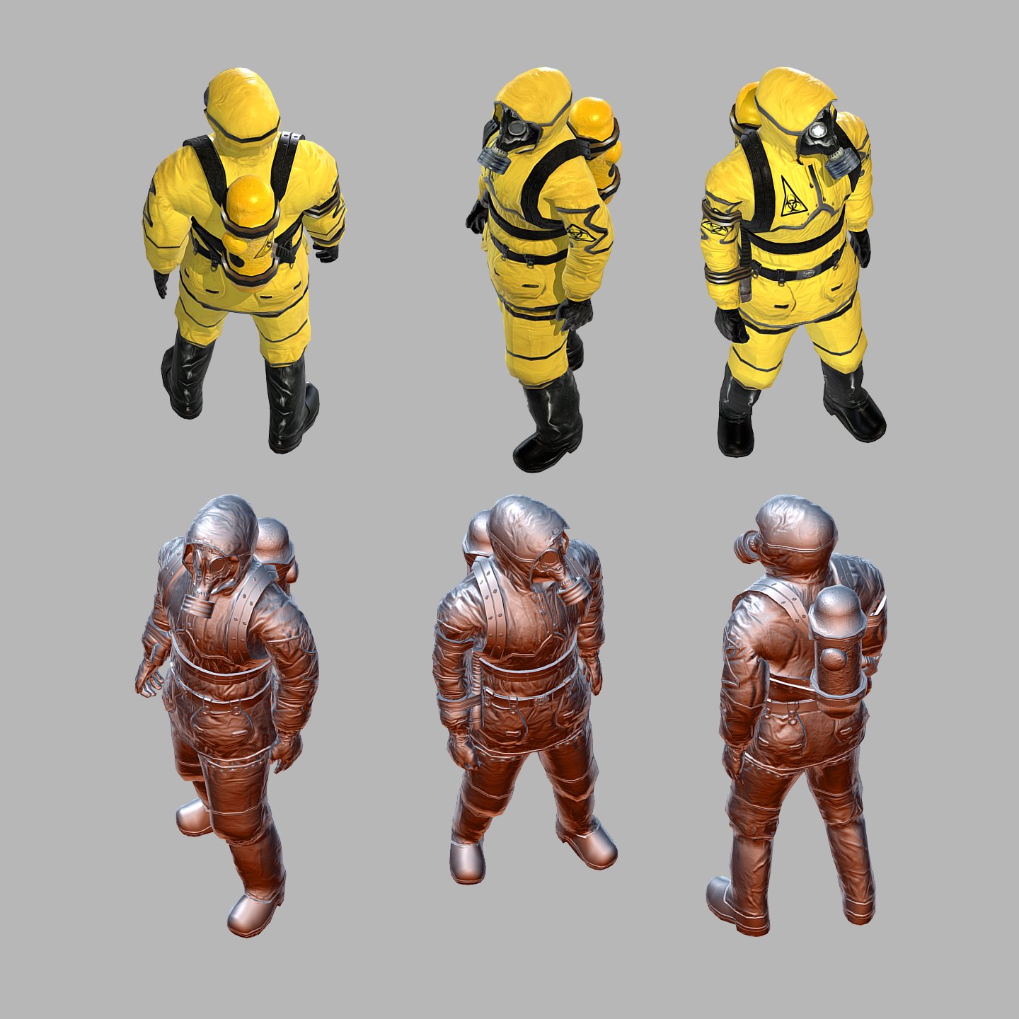 Rust hazmat 3d model фото 56