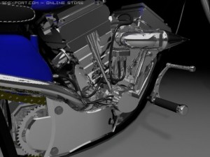 chopper rengen 3D 모델