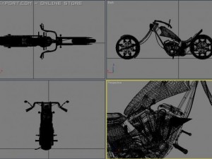 chopper rengen 3D 모델