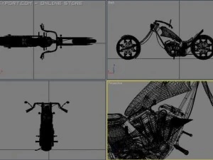 chopper rengen 3D Model