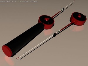 winter fishing tackle Modèle 3D