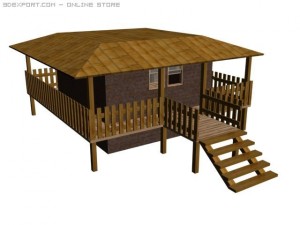 hut 3D Model