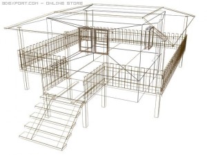 hut 3D Model