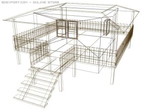 hut 3D Model