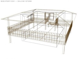 hut 3D Model