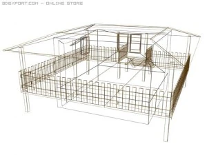 hut 3D Model