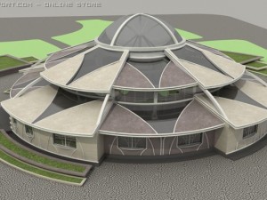 exhibition pavilion 3D 모델