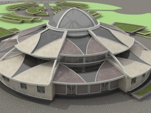 exhibition pavilion 3D 모델