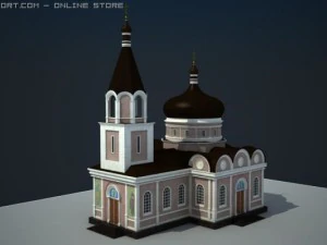 Cattedrale di Pietro e Paolo Modello 3D