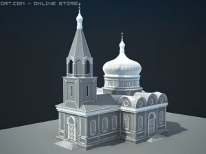 petr and pavel cathedral 3D Model