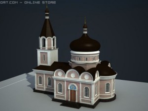 petr and pavel cathedral 3D 模型