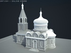 petr and pavel cathedral 3D 模型