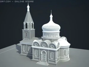 petr and pavel cathedral 3D Model