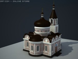 petr and pavel cathedral 3D 模型