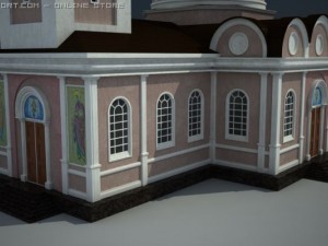 petr and pavel cathedral 3D 模型