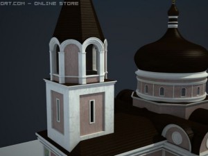 petr and pavel cathedral 3D 模型