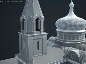 petr and pavel cathedral 3D 模型