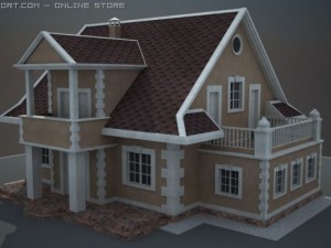 cottage venera Modèle 3D