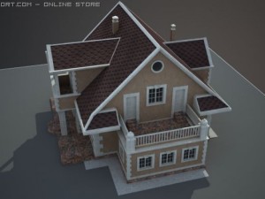 cottage venera Modèle 3D