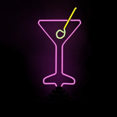 Neon martini lamp outlet