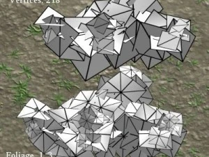 follaje del bosque 1 Modelo 3D